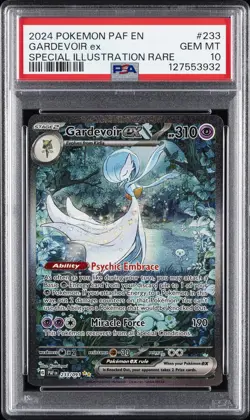 2024 POKEMON PAF EN-PALDEAN FATES SPECIAL ILLUSTRATION RARE GARDEVOIR EX PSA 10 - Image 1