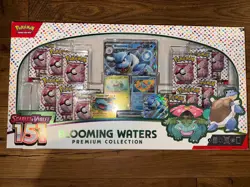 Pokemon TCG Scarlet & Violet 151 Blooming Waters Premium Collection Box Sealed - Image 1