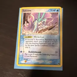 Pokemon Suicune POP Series 2 Holo Rare 004/017 Basic Card English - Image 1