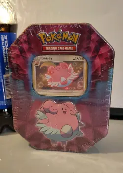 Pokemon 2019 Champions Blissey Collectible Tin Set Factory Sealed 820650102851 - Image 1