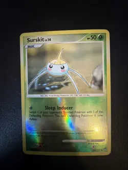 SURSKIT Pokemon Mysterious Treasures 104/123 Reverse Holo TCG MP - Image 1