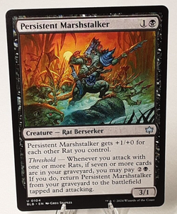 MTG - Bloomburrow - Persistent Marchstalker - #0104 - Playset x4 - Near Mint - Image 1