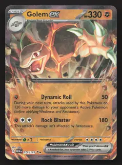 Pokemon Golem ex - Reverse Holo Double Rare SV: Scarlet & Violet 151 076/165 NM - Image 1