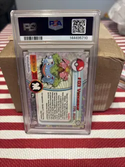 1999 Pokemon Topps Movie Edition Venusaur #3 Foil - PSA 6 Black Logo - Image 2