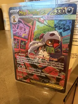 Pokemon TCG Mega Scrafty Ex 285/217 Special Illustration Rare Ascended Heroes NM - Image 1