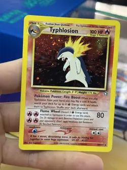 Typhlosion 18/111 Neo Genesis 2000 Holo Rare WOTC Pokemon Card TCG - Image 3