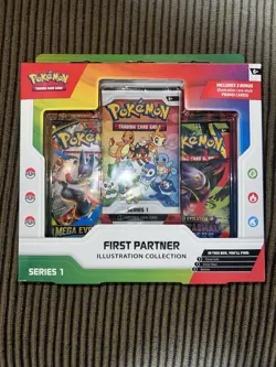 4 boxes Pokemon TCG First Partner Illustration Collection 2 Boosters 3 Promos - Image 1