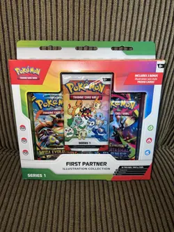 4 boxes Pokemon TCG First Partner Illustration Collection 2 Boosters 3 Promos - Image 4