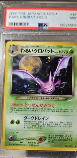 2001 POKEMON NEO-4 DESTINY Dark CROBAT - Holo #169 PSA-9 - Image 1