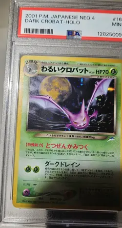 2001 POKEMON NEO-4 DESTINY Dark CROBAT - Holo #169 PSA-9 - Image 4