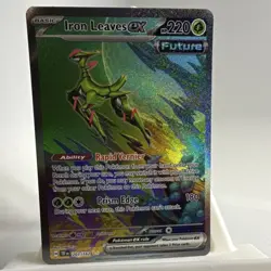 Pokemon TCG Temporal Forces: Iron Leaves ex 203/162 Special Illustration Rare - Image 1