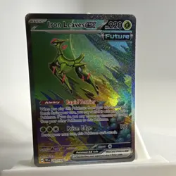 Pokemon TCG Temporal Forces: Iron Leaves ex 203/162 Special Illustration Rare - Image 2