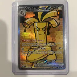 Gholdengo ex 252/182 & Gimmighoul 198/182 Paradox Rift SIR Illustration Rare - Image 4