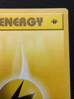1st Edition Lightning Energy 100/102 - Base Set (Shadowless) - Pokemon TCG - LP - Image 4