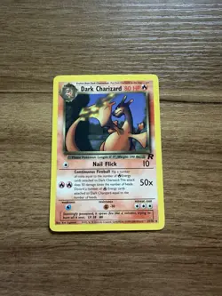 Pokemon TCG Dark Charizard 21/82 Team Rocket Unlimited Non Holo HP - Image 1