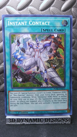 | Yugioh Instant Contact POTE-EN052 1st Secret Power Of The Elements NM/M 🔥 | - Image 1