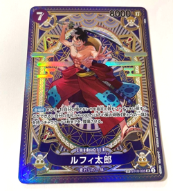 ONE PIECE Card Luffy-Taro ST18-005 SR SP A Fist of Divine Speed Japanese NM - Image 1