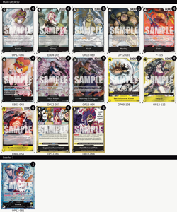 Koala OP12-081 Upgraded 50 Card Deck One Piece TCG *Read Description* - Image 1