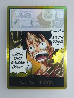 One Piece Gold DON!! OP15 ENGLISH Luffy Golden Bell - Adventure On Kamis Island - Image 1