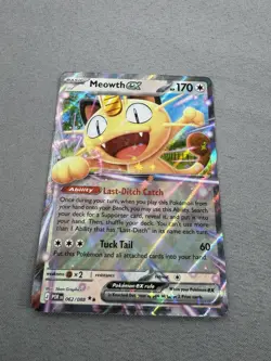 Meowth ex 062/088 Me03: Perfect Order Holo Full Art Pokemon TCG MINT - Image 3
