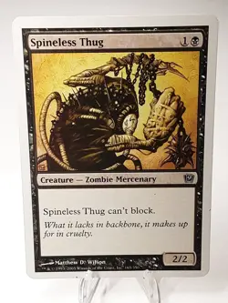 MTG - 9th Edition - Spineless Thug - #165 - Lightly Played - Image 1