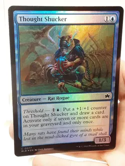 MTG - Bloomburrow - Thought Shucker - Foil - #0077 - Playset x4 - Near Mint - Image 1