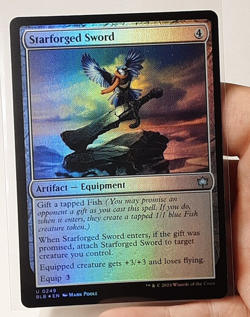 MTG - Bloomburrow - Starforged Sword - Foil - #0249 - Near Mint - Image 1