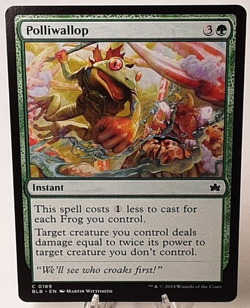 MTG - Bloomburrow - Polliwallop - #0189 - Near Mint - Image 1
