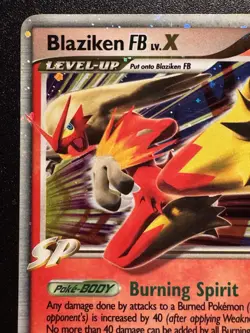 Blaziken FB LV.X 142/147 Platinum Supreme Victors Pokemon Card Holo Foil Rare MP - Image 3