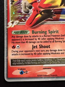 Blaziken FB LV.X 142/147 Platinum Supreme Victors Pokemon Card Holo Foil Rare MP - Image 5