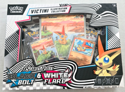 Pokemon Black Bolt & White Flare Unova Victini Illustration Collection Box - Image 1