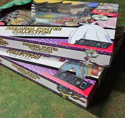 pokemon premium poster collection Mega Gardevoir & Mega Lucario Ninetendo new - Image 3