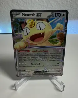 Pokemon Meowth ex 062/088 Me03: Perfect Order Holo NM/M - Image 1