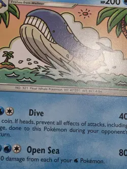 MP Pokemon Wailord Rare SM - Guardians Rising 30/145 - Image 5