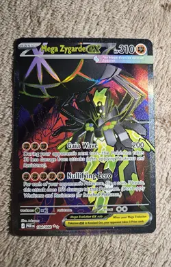Mega Zygarde EX 104/088 Full Art Ultra Rare Holo Pokemon Me03 Perfect Order - Image 1