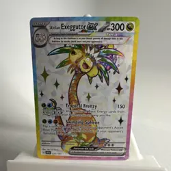 Pokemon Alolan Exeggutor ex 225/191 Sv08 Ultra Rare Full Art Holo - Image 1