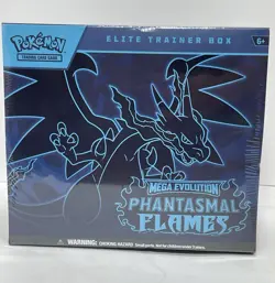 Pokemon TCG Phantasmal Flames (ME02) Elite Trainer Box ETB Factory Sealed - Image 1