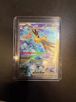 Zapdos EX #202 Pokemon Scarlet & Violet 151 Excellent Condition - Image 5