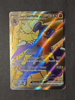Pokemon TCG Cynthia's Garchomp EX 204 SVP Scarlet & Violet Promo - Image 1