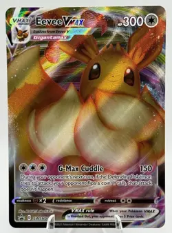 Eevee VMAX SWSH087 Sword & Shield Black Star Promo Pokemon TCG - NM - Image 1