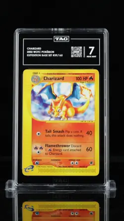 CHARIZARD non-holo #039/165 - 2002 WOTC POKEMON EXPEDITION BASE SET - TAG NM 7 - Image 1