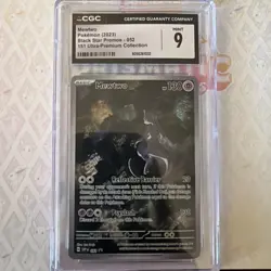Graded POKEMON MEWTWO BLACK STAR PROMO 052 - CGC 9 - Image 1