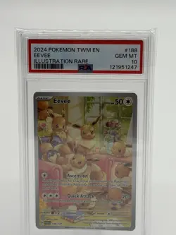 Pokemon Eevee 188/167 PSA 10 - Image 1