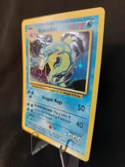 Gyarados 6/102 Base Set Unlimited Holo Rare Vintage WoTC 1999 Pokemon TCG LP/MP - Image 4