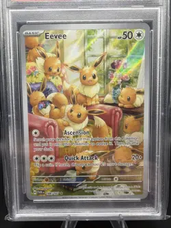Pokemon Twilight Masquerade Eevee 2024 Illustration Rare 188/167 PSA Gem Mint 10 - Image 4