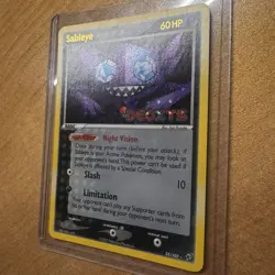 2005 Pokemon EX Sableye Holo Deoxys *STAMPED - Image 3