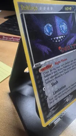 2005 Pokemon EX Sableye Holo Deoxys *STAMPED - Image 4