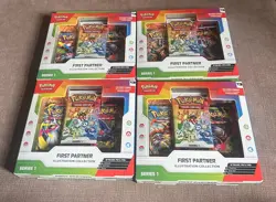 Pokemon First Partner Illustration Collection Series 1 x4 | SEALED BULK - Image 1