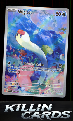 Wiglett - 206/198 206/198 Pokemon Illustration Rare SV01: Scarlet & Violet Base - Image 1