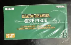 One Piece TCG Legacy of the Master OP-12 Booster Box English Sealed - Image 2